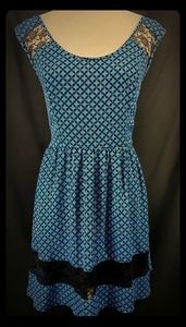 Bar lll Vintage Print Dress